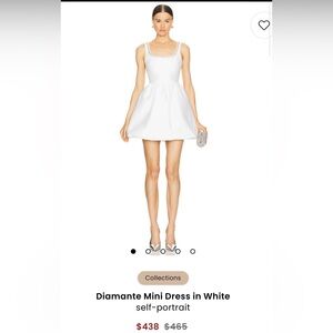 Jeweled Neckline Self Portrait dress